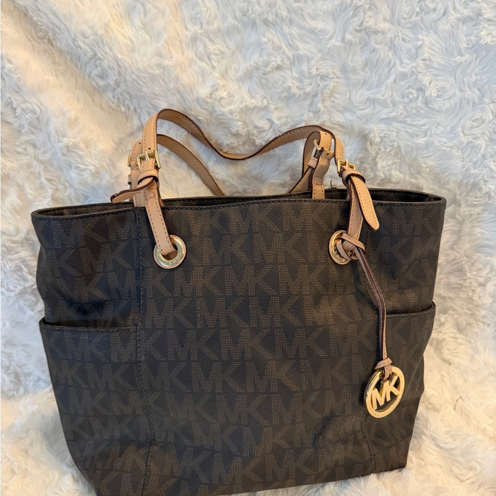 Michael Kors Dark Brown Signature Tote